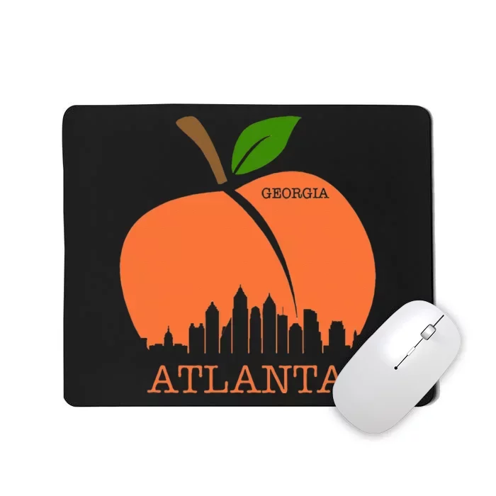 Atlanta Georgia Peach Skyline Mousepad