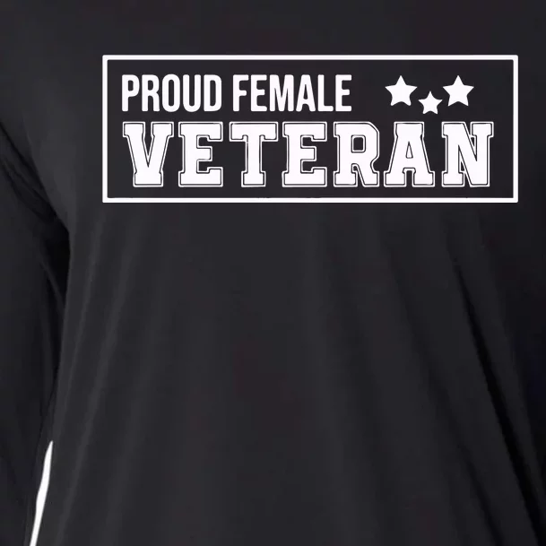 American Girl Proud Female Veteran Strong Cooling Performance Long Sleeve Crew