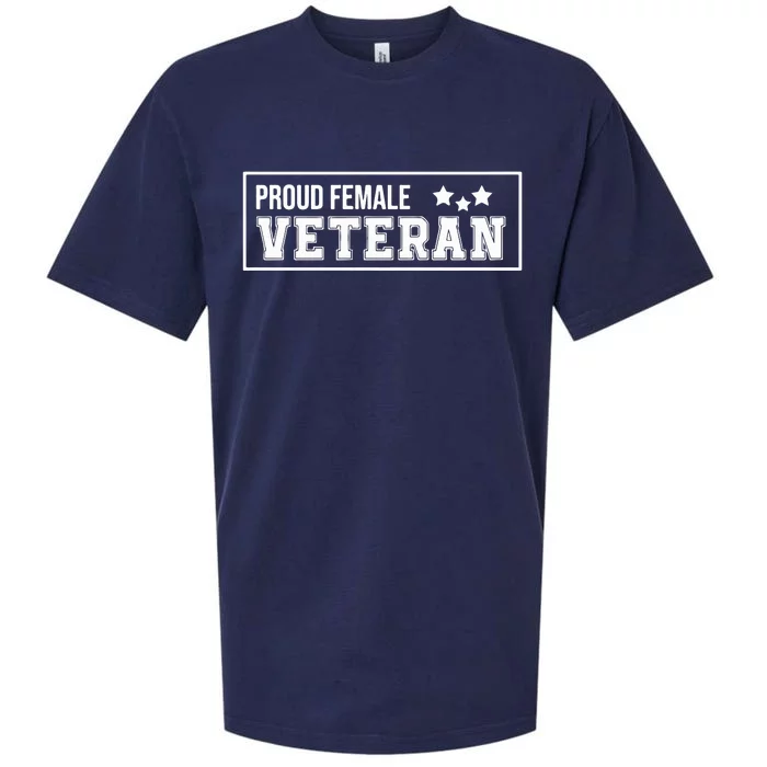 American Girl Proud Female Veteran Strong Sueded Cloud Jersey T-Shirt