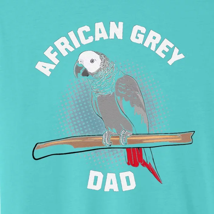 African Grey Parrot Dad Funny ChromaSoft Performance T-Shirt