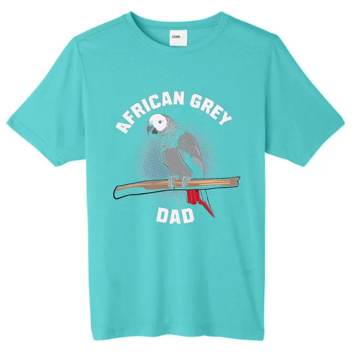 African Grey Parrot Dad Funny ChromaSoft Performance T-Shirt