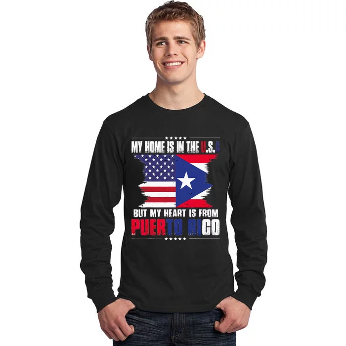 American Grown Puerto Rican American From Puerto Rico Cuba Tall Long Sleeve T-Shirt