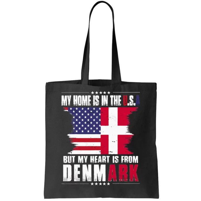 American Grown Patriot Danish American From Denmark Tote Bag