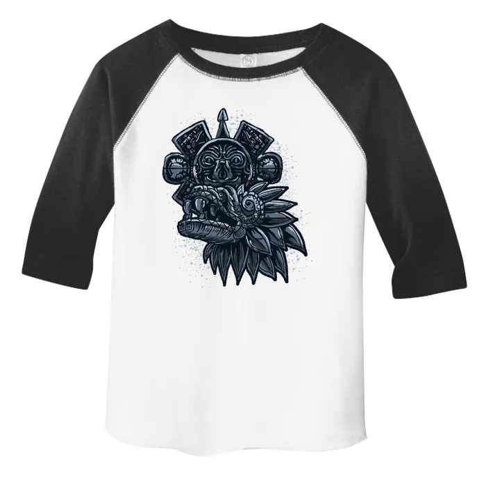 Aztec God Quetzalcoatl Cool Snake Dragon Inca Maya Toddler Fine Jersey T-Shirt