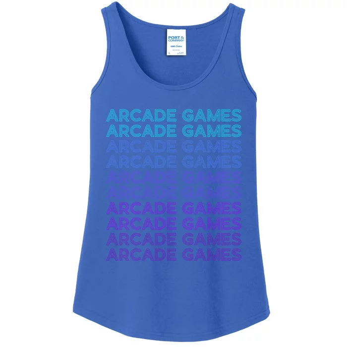 Arcade Games Retro Gaming Retro Vintage Funny Gift Ladies Essential Tank