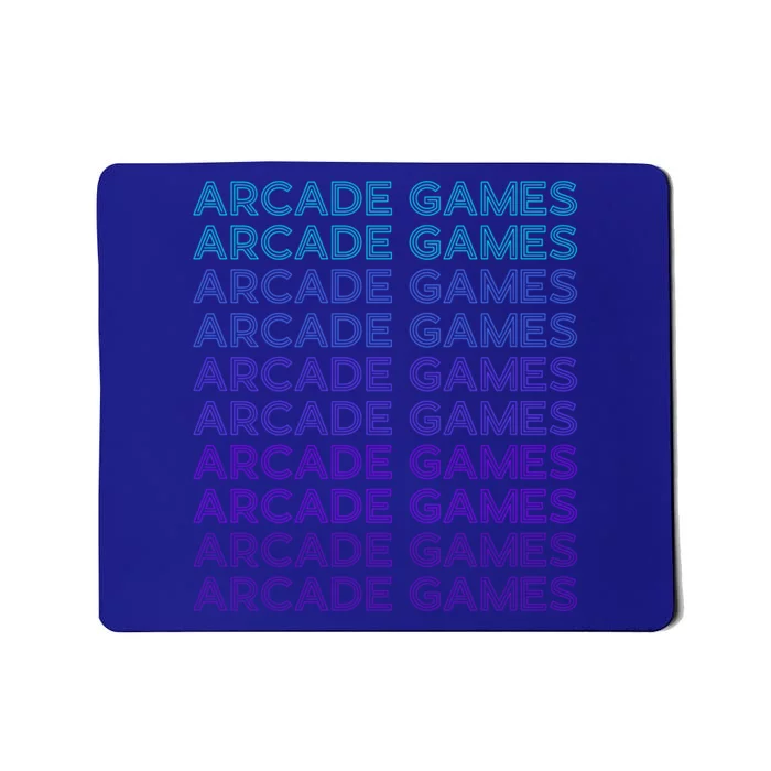 Arcade Games Retro Gaming Retro Vintage Funny Gift Mousepad