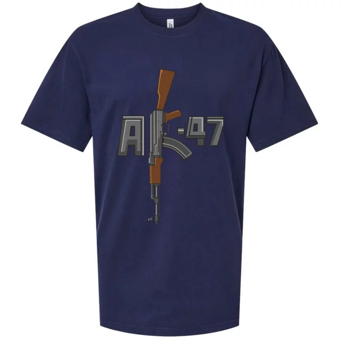 Akgreat Gift47 Rifle Gun K Design Assault Ak47 Gun Owner Funny Gift Funny Gift Sueded Cloud Jersey T-Shirt