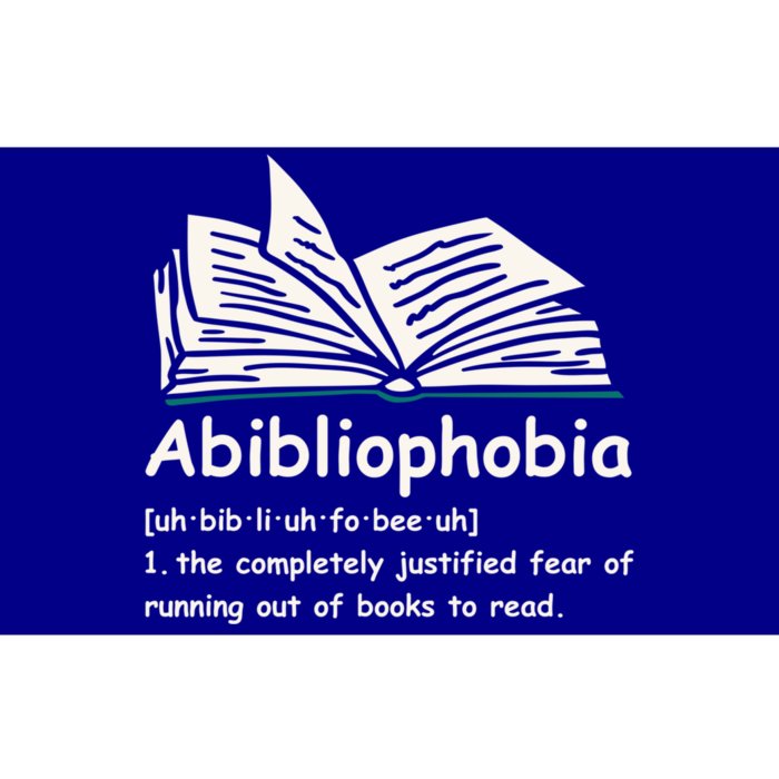 Abibliophobia Gift Reading Bookworm Reader Gift Bumper Sticker