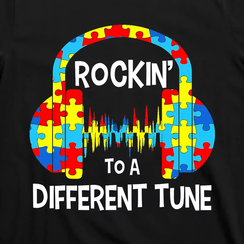 Autism Game Rocking To A Different Tune For Gamer Boys T-Shirt