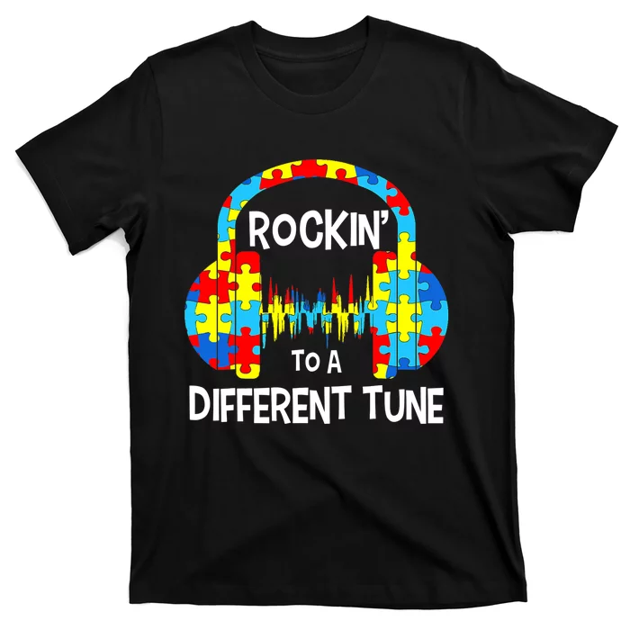 Autism Game Rocking To A Different Tune For Gamer Boys T-Shirt