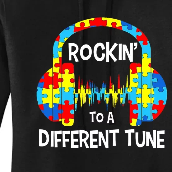 Autism Game Rocking To A Different Tune For Gamer Boys Women's Pullover Hoodie