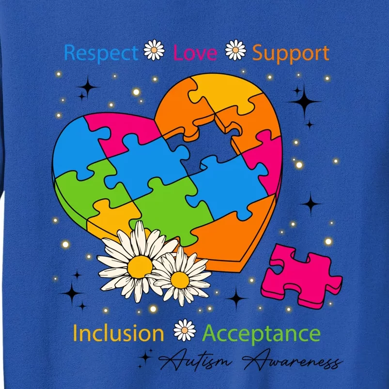 Autism Gift Respect Love Support Autism Awareness Gift Sweatshirt