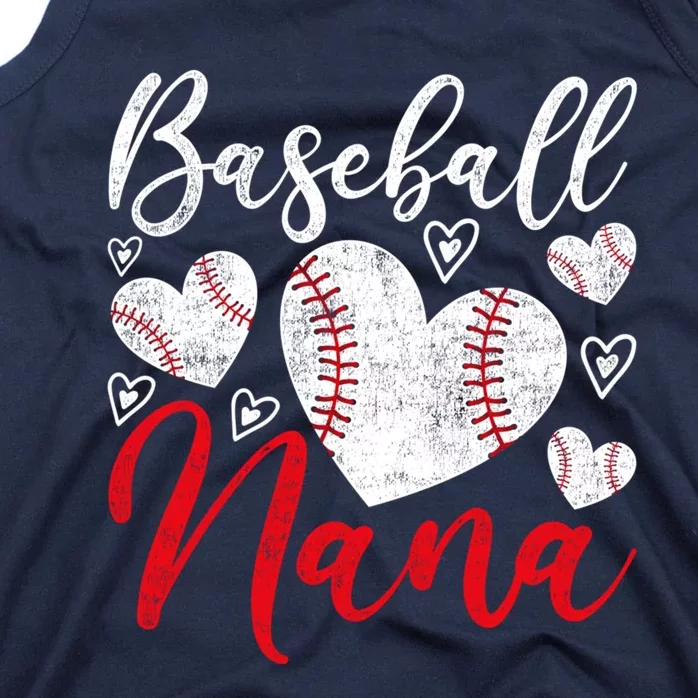 American Game Retired Baseball Nana Grandmother Baseball Tank Top