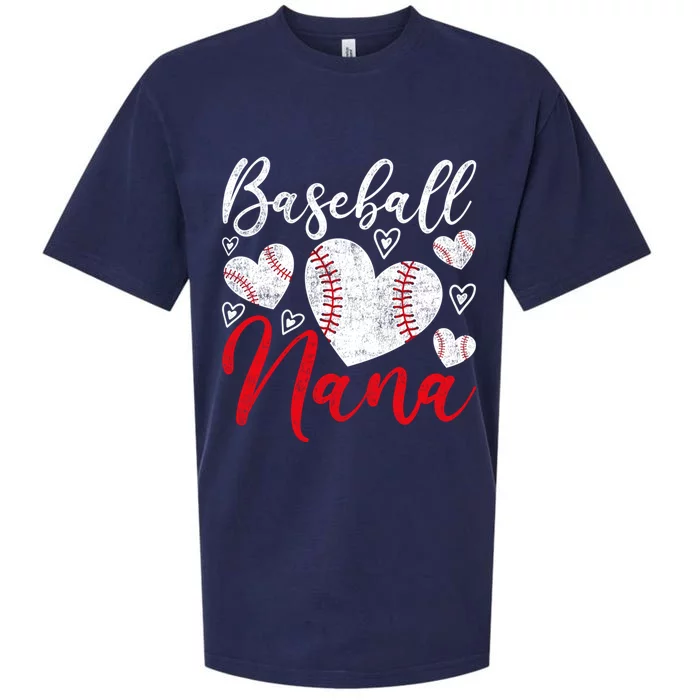 American Game Retired Baseball Nana Grandmother Baseball Sueded Cloud Jersey T-Shirt