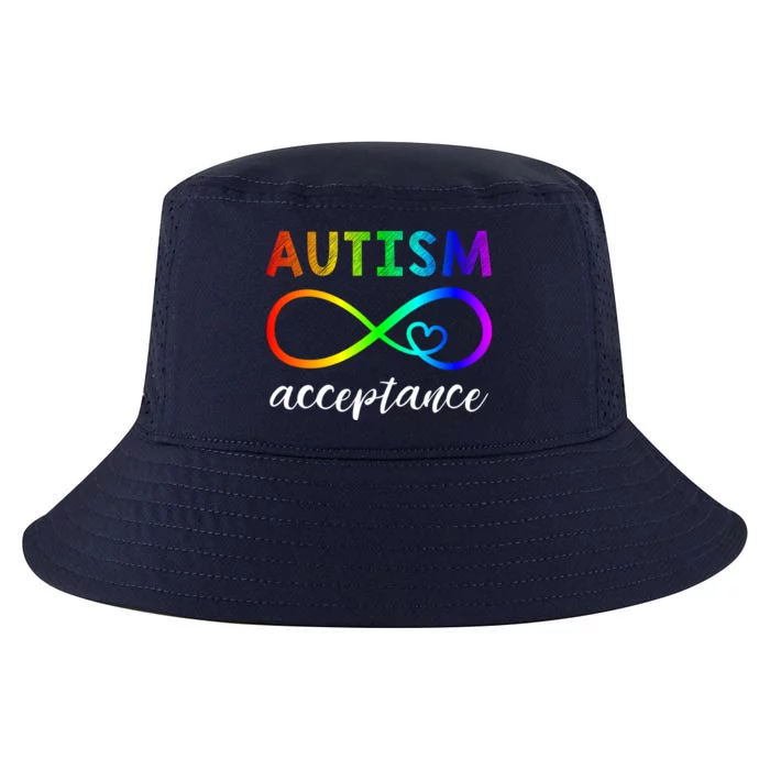 Autism Gift Red Instead Inifinity Gift Acceptance Meaningful Gift Cool Comfort Performance Bucket Hat