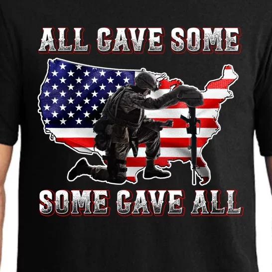 All Gave Some Some Gave All Gift Veteran And Memorial's Day Gift Pajama Set