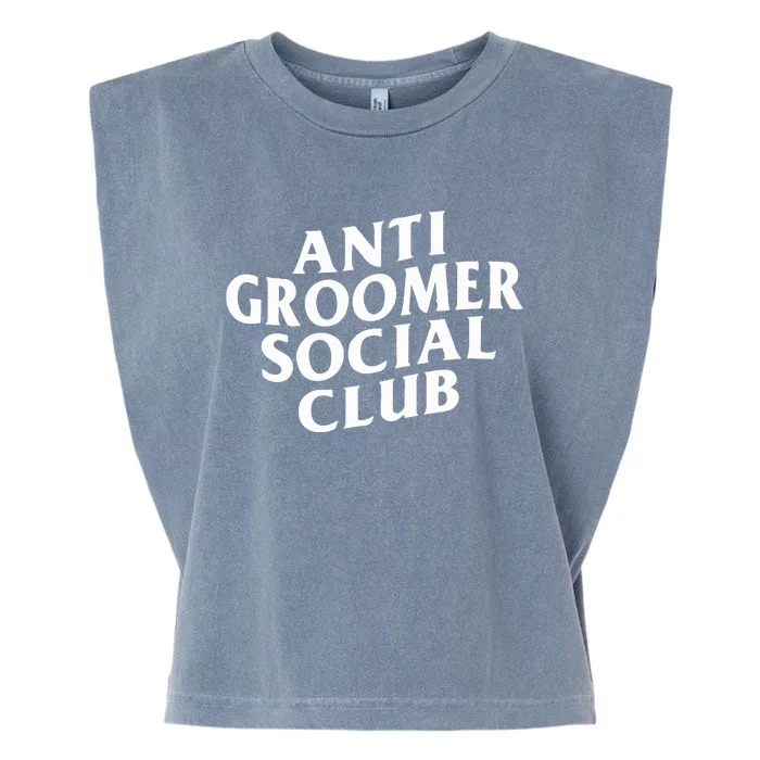 Anti Groomer Social Club Garment-Dyed Women's Muscle Tee