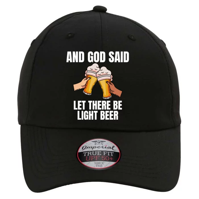 And God Said Let There Be Light Beer The Original Performance Cap