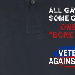 All Gave Some Gave All One Had Bone Spurs Veterans Against Trump Softstyle Adult Sport Polo