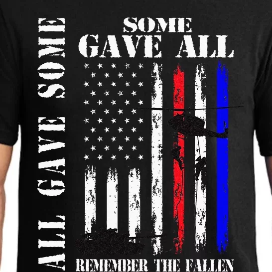 All Gave Some Some Gave All Flag Veteran Memorial Day Family Pajama Set