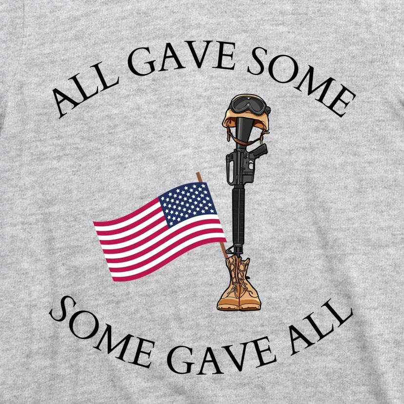 All Gave Some Gave All Memorial Labor Day Patriot American Flag T-Shirt