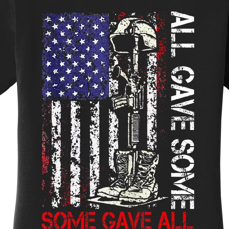 All Gave Some Some Gave All Flag Veteran Memorials Day Men Women's T-Shirt