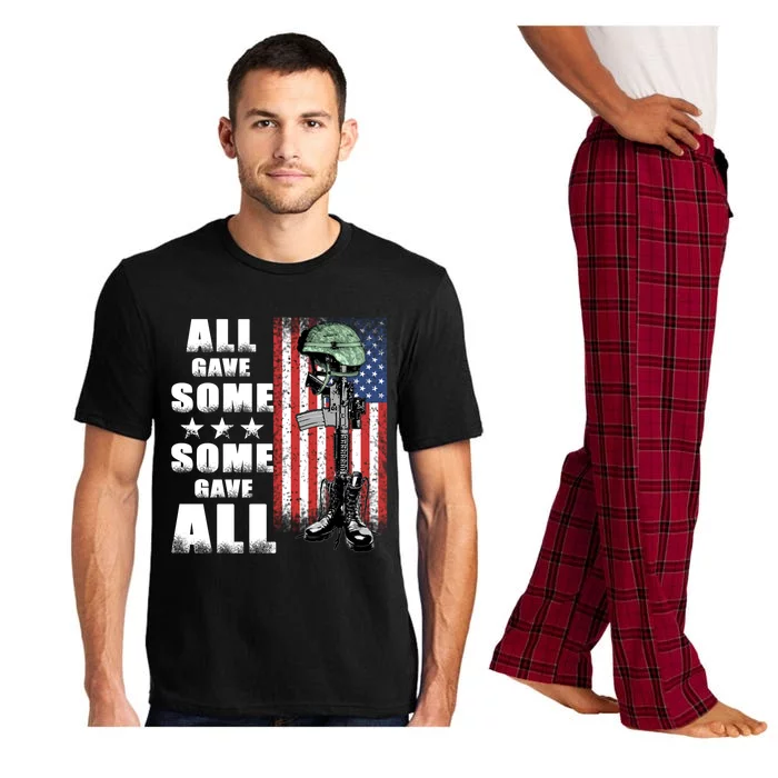 All Gave Some Some Gave All Battlefield Cross Gift Pajama Set