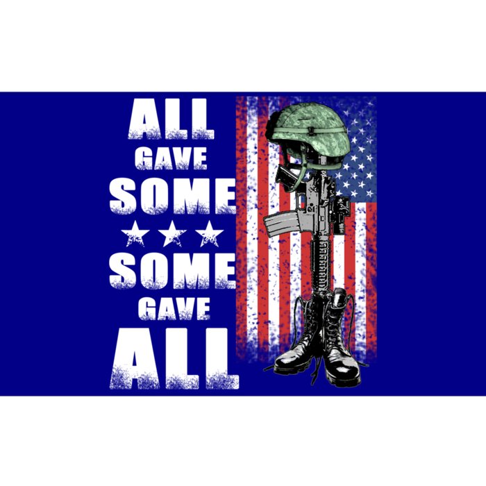 All Gave Some Some Gave All Battlefield Cross Gift Bumper Sticker