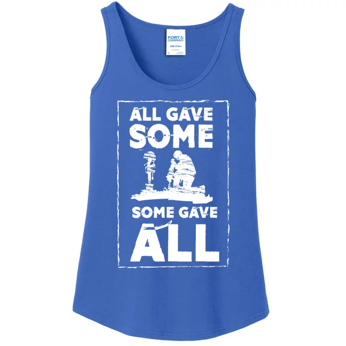 All Game Some Some Gave All Funny Gift Cool Military Patriotic Gift Ladies Essential Tank