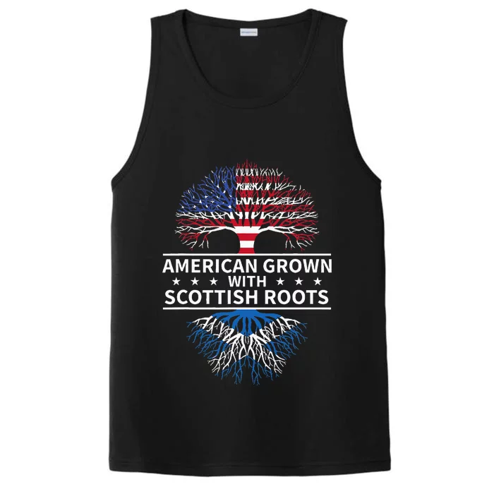 American Grown Scottish Roots Scotland Performance Tank