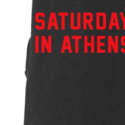 Athens Georgia Saturday In Athens Doggie 3-End Fleece Hoodie