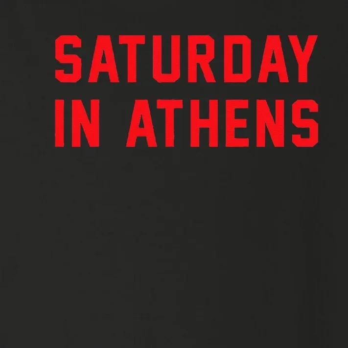 Athens Georgia Saturday In Athens Toddler Long Sleeve Shirt