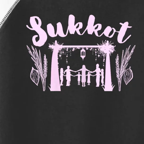 And Girls Sukkah Feast Of Tabernacles Sukkot Toddler Fine Jersey T-Shirt