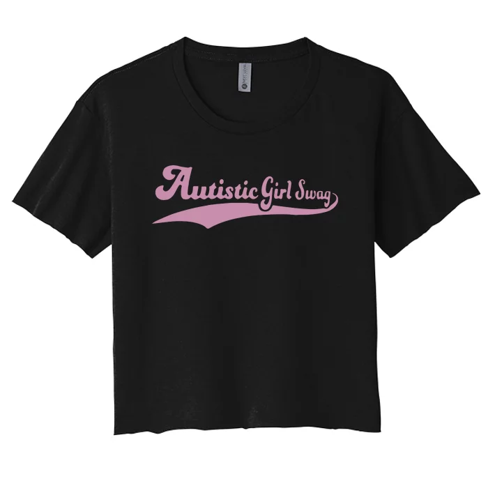 Autistic Girl Sway Women's Crop Top Tee