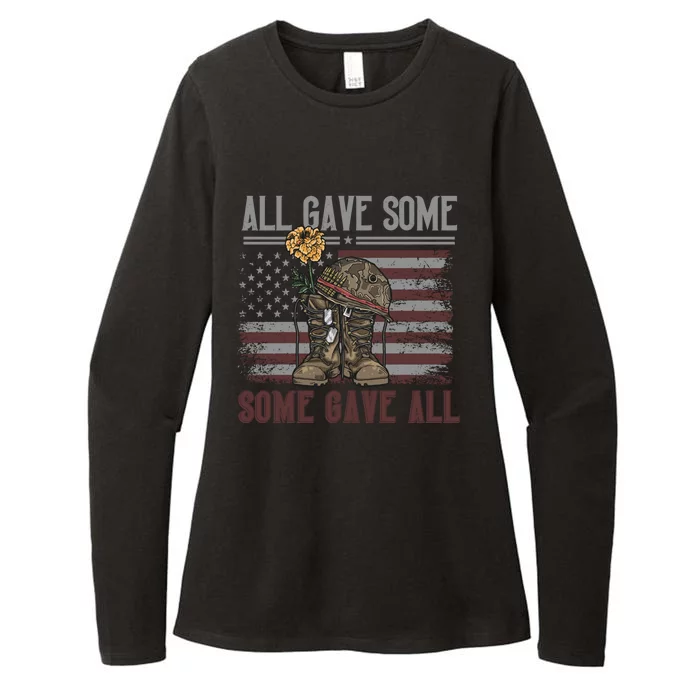 All Gave Some Some Gave Patriotic Patriiot Meaningful Gift Womens CVC Long Sleeve Shirt