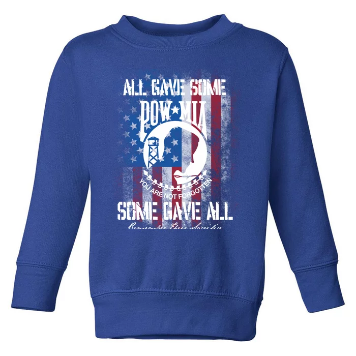 All Gave Some Gift Some Gave All Funny Gift Toddler Sweatshirt