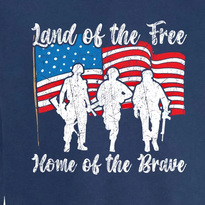 All Gave Some Some Gave All Usa Flag American Memorial Day Gift Garment-Dyed Sweatshirt