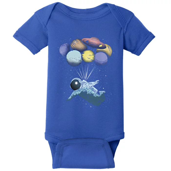 Astronaut Graphic Space Science Night Sky Stars Gift Idea Cool Gift Baby Bodysuit