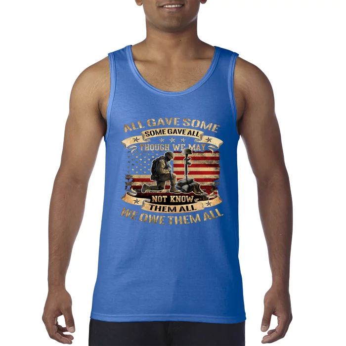 All Gave Some Some Gave All Great Gift I Am Grumpy Veteran Meaningful Gift Tank Top