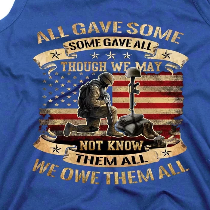 All Gave Some Some Gave All Great Gift I Am Grumpy Veteran Meaningful Gift Tank Top