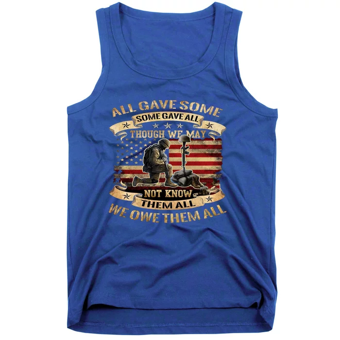 All Gave Some Some Gave All Great Gift I Am Grumpy Veteran Meaningful Gift Tank Top