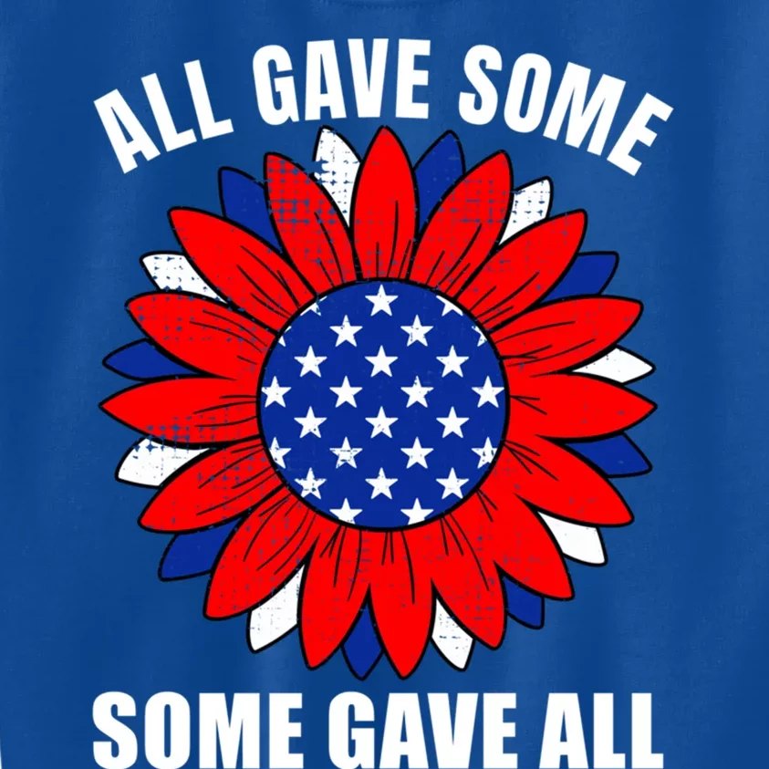 All Gave Some Gift Some Gave All Veteran Gift Kids Sweatshirt