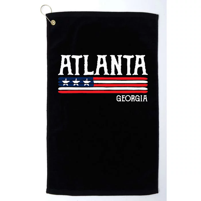 Atlanta Georgia Souvenir Gift Platinum Collection Golf Towel