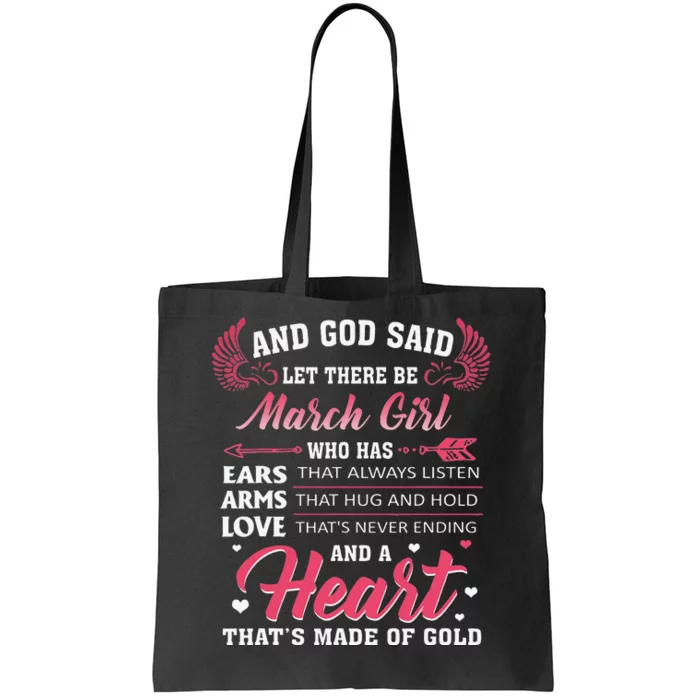 And God Said Let There Be March Who Has Tote Bag