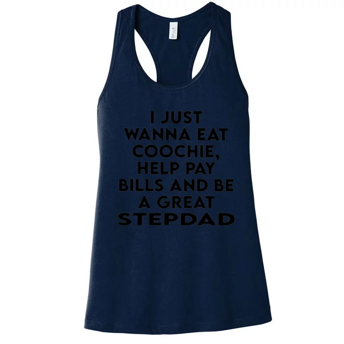 A Great Step Dad Women's Racerback Tank