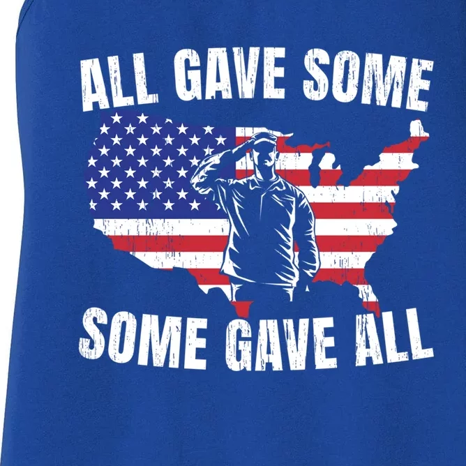 All Gave Some Some Gave All Gift Women's Racerback Tank