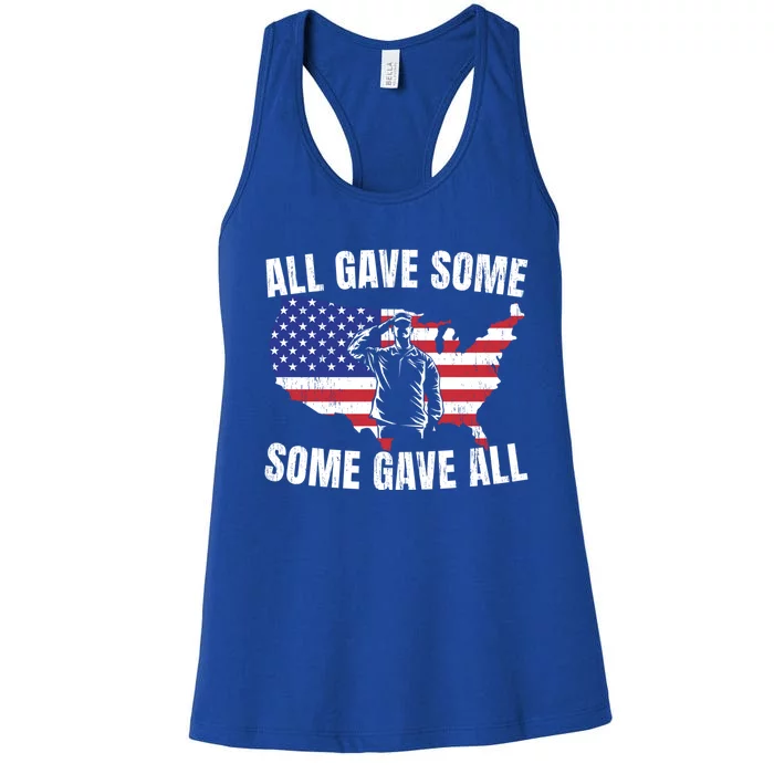 All Gave Some Some Gave All Gift Women's Racerback Tank