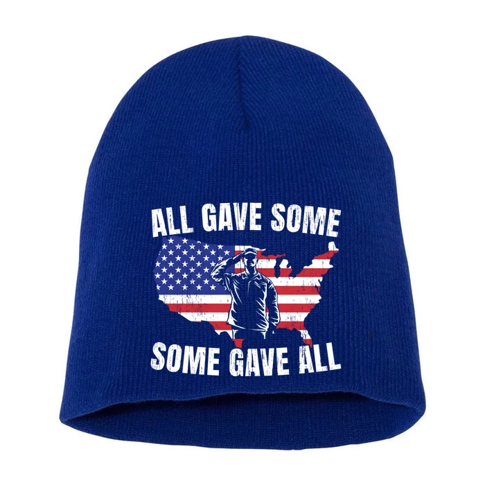 All Gave Some Some Gave All Gift Short Acrylic Beanie