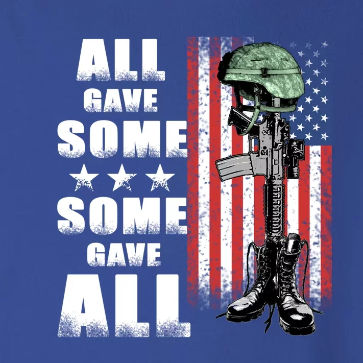 All Gave Some Some Gave All Battlefield Cross Gift Toddler Long Sleeve Shirt