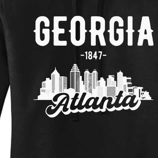 Atlanta Georgia Skyline Women's Pullover Hoodie